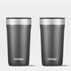 Kit com 2 Copos Termicos Street Cinza Contigo _ 473ml-min